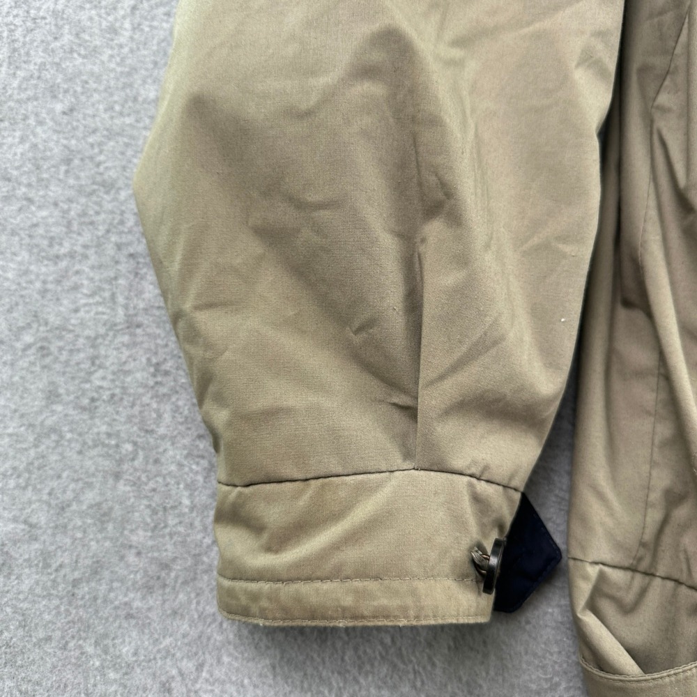 London Fog Jacket Mens L Long‎ Tan Thinsulate Insulated Full Zip Harrington Coat - Picture 12 of 16
